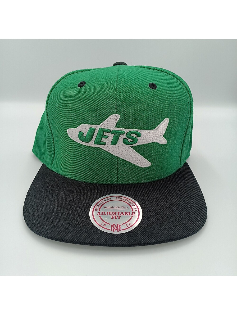 Mitchell And Ness New York Jets NFL Vintage Collection Hat Snap Back Wool